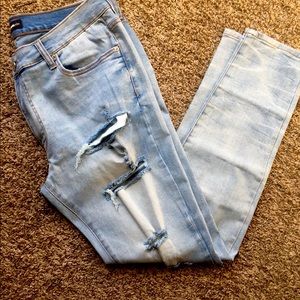 Fashion Nova Men’s Slim Fit tattered Jeans